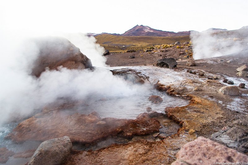 20160331_072908 D3S.jpg - The geyser fields within the Andeam Mountain range are close to the boder with Bolivia, northeast from San Pedro.  Altitude is 13000 feet making these geysers the highest in the world